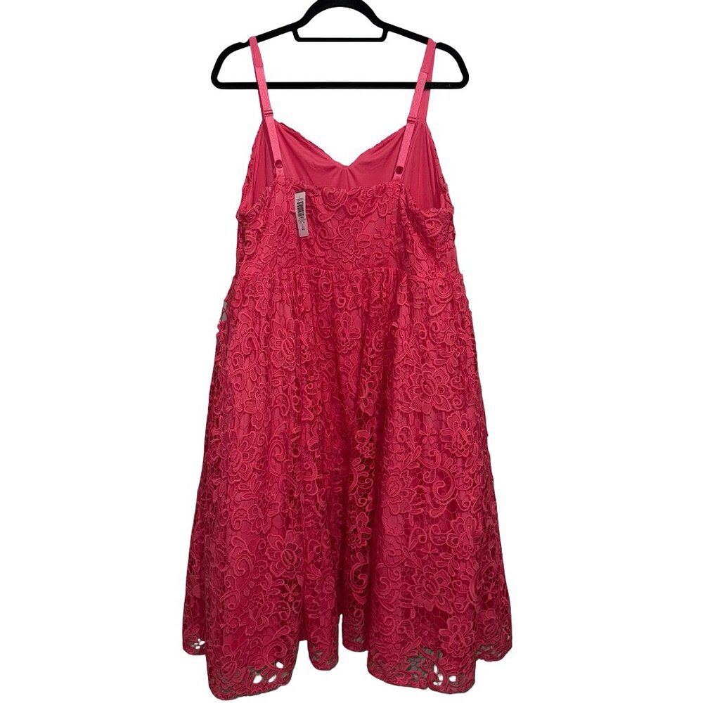 TORRID Midi Crochet Lace Sweetheart Dress Sz 2 NWT - Picture 9 of 16
